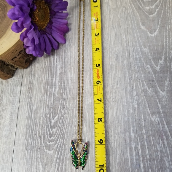 Beautiful vintage butterfly necklace - Picture 5 of 5